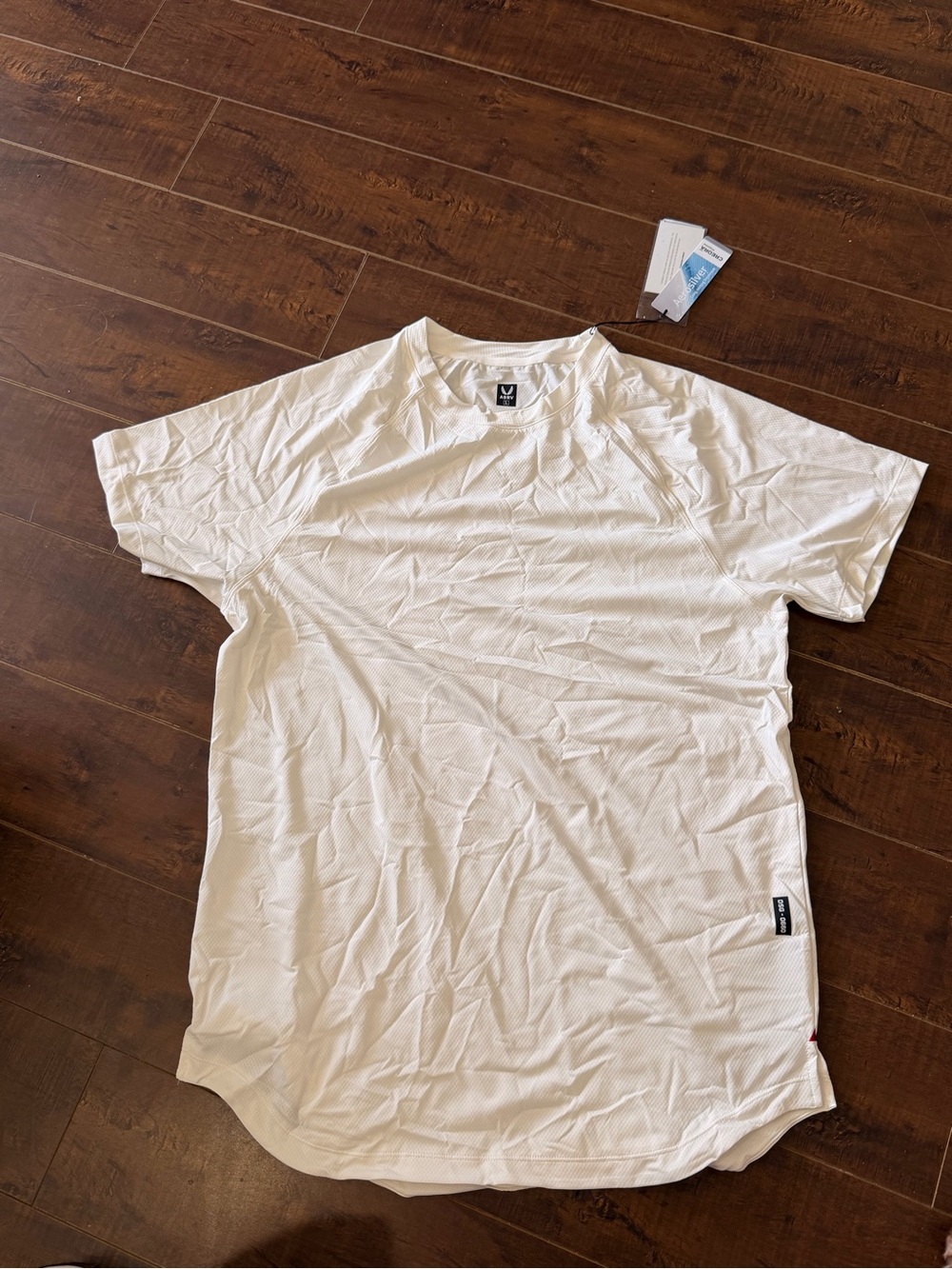 ASRV Men's White Short Sleeve Crew Tee